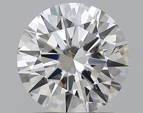 1.13 carat, F colour, SI1 clarity, Round shape, Natural Diamond.