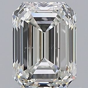 1.2 carat, H colour, VS2 clarity, Emerald shape, Natural Diamond.