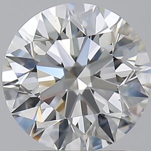 2.01 carat, H colour, SI1 clarity, Round shape, Natural Diamond.