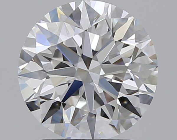 2 carat, E colour, VS2 clarity, Round shape, Natural Diamond.