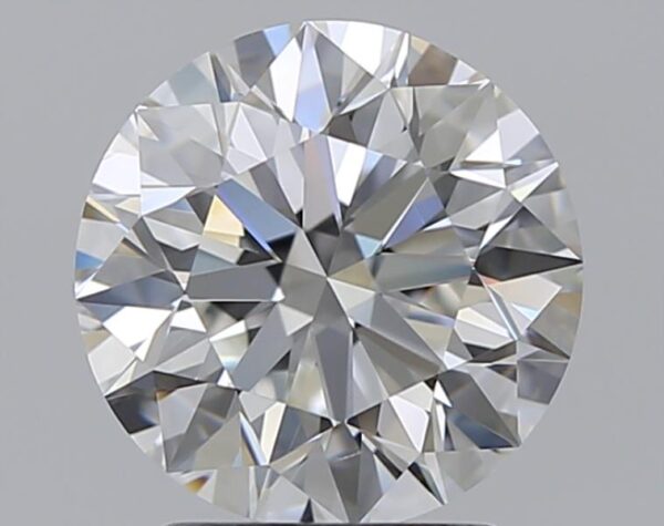 2.12 carat, G colour, VS2 clarity, Round shape, Natural Diamond.