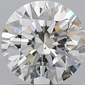 2.01 carat, G colour, SI1 clarity, Round shape, Natural Diamond.