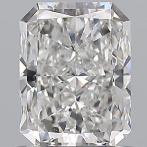 1 carat, E colour, VS2 clarity, Radiant shape, Natural Diamond.