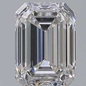 2.01 carat, F colour, VS1 clarity, Emerald shape, Natural Diamond.