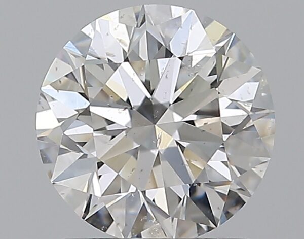 1.09 carat, F colour, SI2 clarity, Round shape, Natural Diamond.