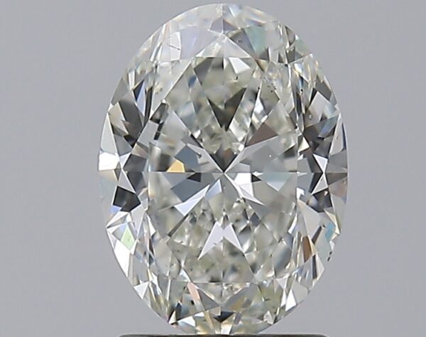 1.7 carat, H colour, SI1 clarity, Oval shape, Natural Diamond.