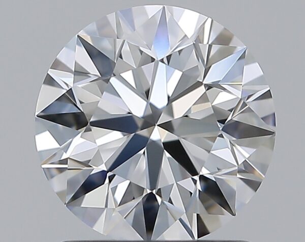 1.2 carat, D colour, IF clarity, Round shape, Natural Diamond.