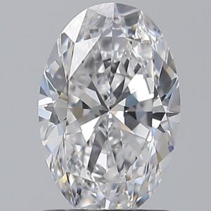 1.2 carat, D colour, IF clarity, Oval shape, Natural Diamond.