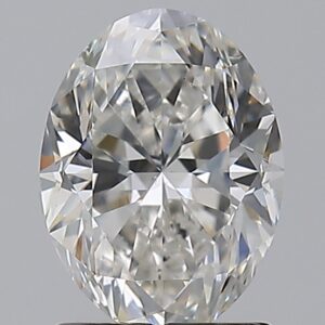 1.5 carat, G colour, SI1 clarity, Oval shape, Natural Diamond.