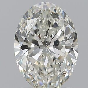 1.51 carat, H colour, SI1 clarity, Oval shape, Natural Diamond.
