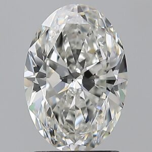 2.01 carat, H colour, VS2 clarity, Oval shape, Natural Diamond.