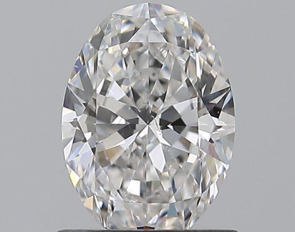 1.01 carat, F colour, SI1 clarity, Oval shape, Natural Diamond.