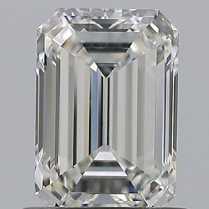 1 carat, H colour, VS1 clarity, Emerald shape, Natural Diamond.