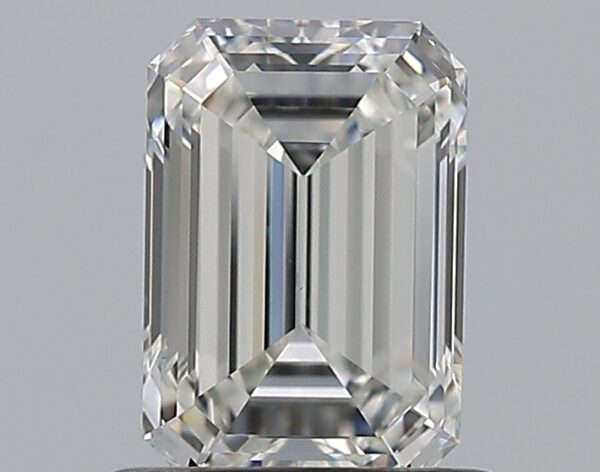 1 carat, H colour, VS1 clarity, Emerald shape, Natural Diamond.