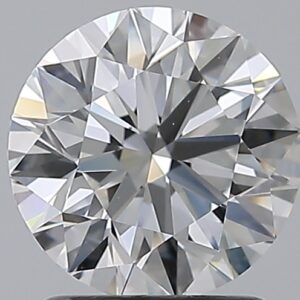 1.55 carat, F colour, VS2 clarity, Round shape, Natural Diamond.