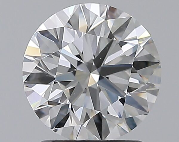 1.55 carat, F colour, VS2 clarity, Round shape, Natural Diamond.