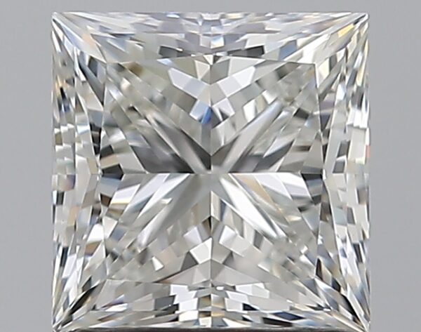 1.5 carat, H colour, VS1 clarity, Princess shape, Natural Diamond.