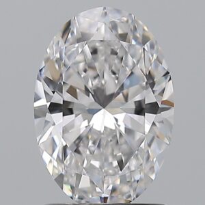 1.51 carat, D colour, VS2 clarity, Oval shape, Natural Diamond.