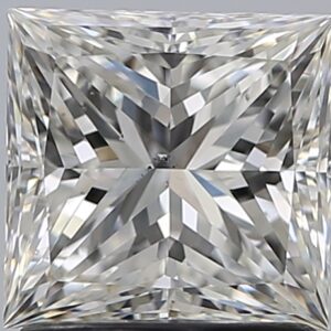 1.5 carat, H colour, SI1 clarity, Princess shape, Natural Diamond.