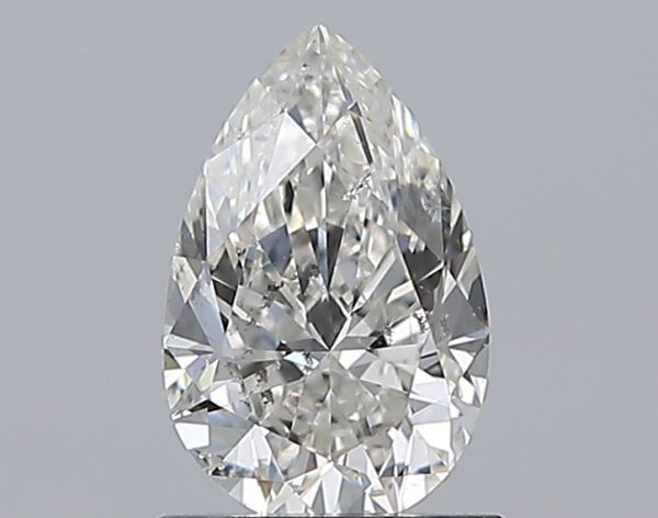 1 carat, H colour, SI2 clarity, Pear shape, Natural Diamond.