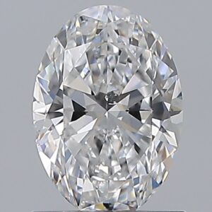 1.01 carat, D colour, SI1 clarity, Oval shape, Natural Diamond.