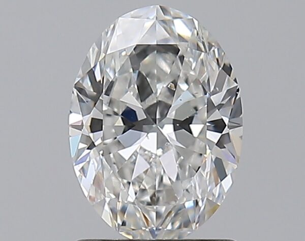 1.2 carat, F colour, SI1 clarity, Oval shape, Natural Diamond.
