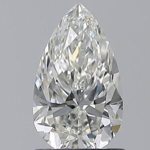 1 carat, H colour, VS1 clarity, Pear shape, Natural Diamond.