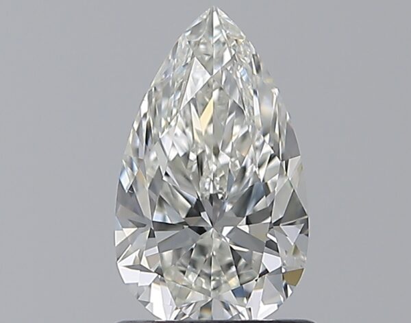 1 carat, H colour, VS1 clarity, Pear shape, Natural Diamond.