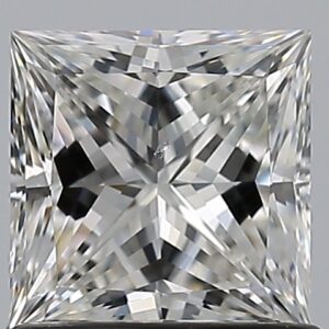 0.96 carat, G colour, SI1 clarity, Princess shape, Natural Diamond.