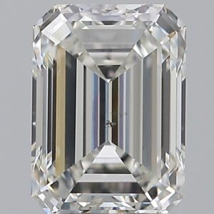 1.02 carat, H colour, SI1 clarity, Emerald shape, Natural Diamond.