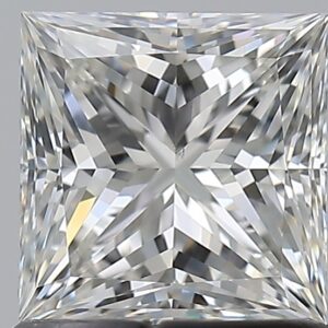 1.03 carat, H colour, VS2 clarity, Princess shape, Natural Diamond.