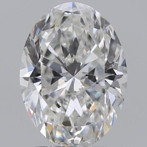 2 carat, F colour, SI1 clarity, Oval shape, Natural Diamond.
