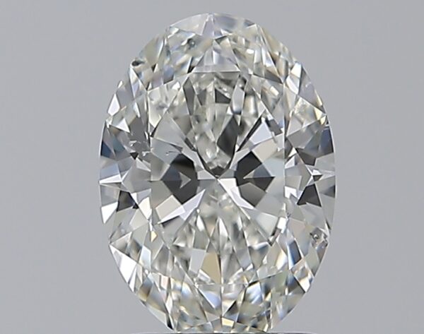 1.5 carat, H colour, SI1 clarity, Oval shape, Natural Diamond.
