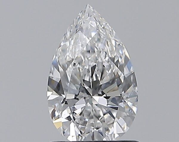 1 carat, D colour, SI2 clarity, Pear shape, Natural Diamond.