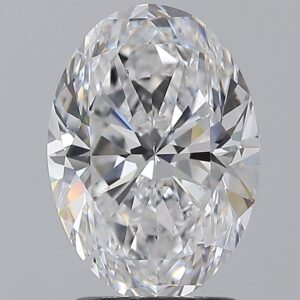 2.5 carat, D colour, SI1 clarity, Oval shape, Natural Diamond.