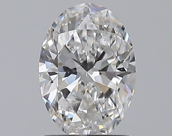 1 carat, E colour, SI1 clarity, Oval shape, Natural Diamond.
