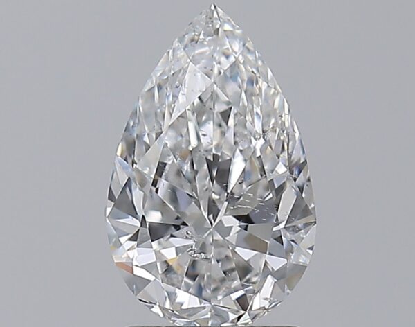 1.5 carat, D colour, SI2 clarity, Pear shape, Natural Diamond.