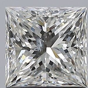 1.2 carat, G colour, SI2 clarity, Princess shape, Natural Diamond.