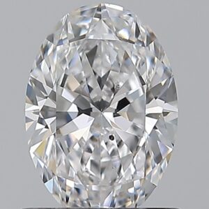 1.01 carat, D colour, SI1 clarity, Oval shape, Natural Diamond.