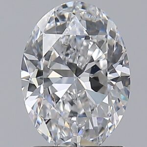 1.5 carat, D colour, SI1 clarity, Oval shape, Natural Diamond.