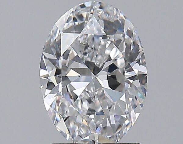 1.5 carat, D colour, SI1 clarity, Oval shape, Natural Diamond.