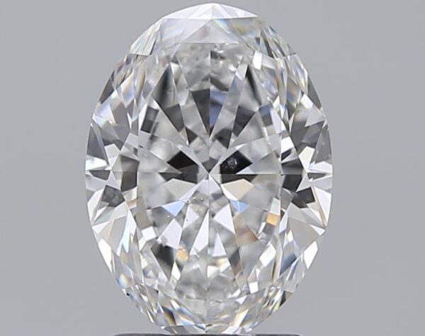 2 carat, E colour, SI1 clarity, Oval shape, Natural Diamond.