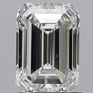 1.2 carat, F colour, VS1 clarity, Emerald shape, Natural Diamond.