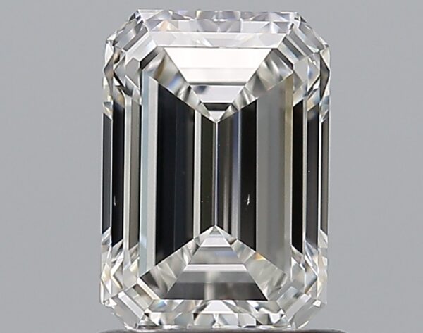 1.2 carat, F colour, VS1 clarity, Emerald shape, Natural Diamond.