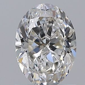 1 carat, F colour, SI1 clarity, Oval shape, Natural Diamond.