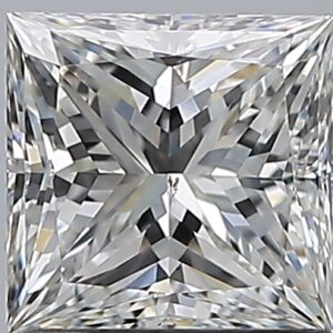1.29 carat, G colour, SI1 clarity, Princess shape, Natural Diamond.