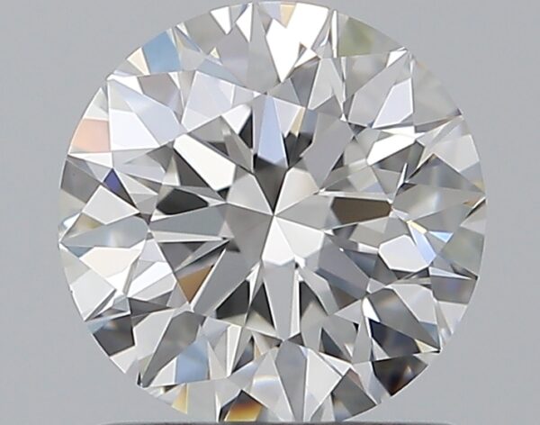 1.01 carat, F colour, VVS2 clarity, Round shape, Natural Diamond.