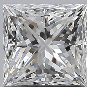 1 carat, G colour, VS1 clarity, Princess shape, Natural Diamond.