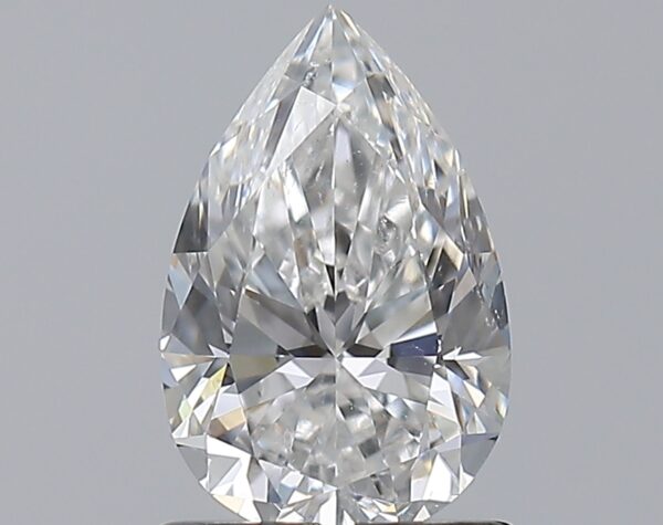1 carat, F colour, SI2 clarity, Pear shape, Natural Diamond.