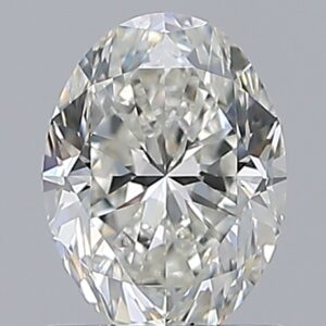 0.96 carat, H colour, VS2 clarity, Oval shape, Natural Diamond.